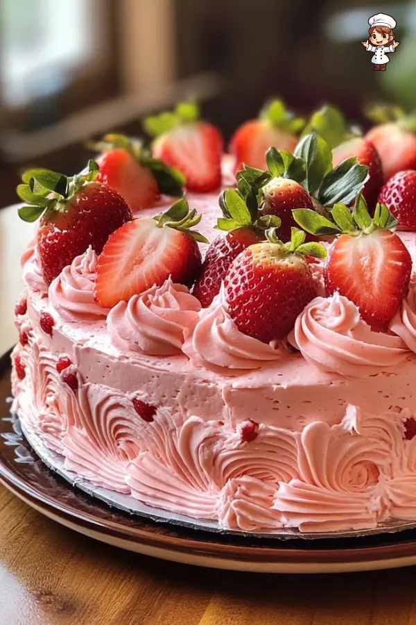 How to Make Homemade Strawberry Cake