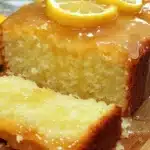 Moist lemon cake with a lemon glaze – a homemade lemon loaf recipe