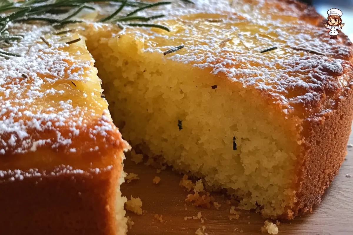 Lemon-Rosemary Olive Oil Cake Moist and Gluten-Free