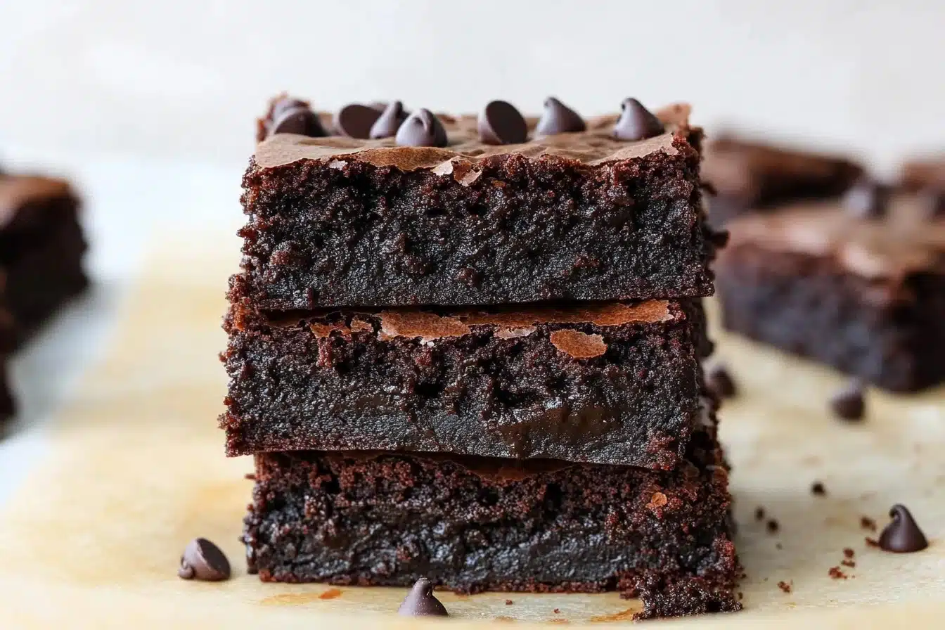 Cottage Cheese Brownies with a rich, fudgy texture and a protein boost