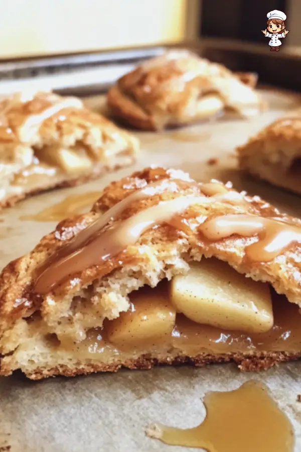 Apple Cinnamon Scones with Caramel – Easy Fall Breakfast Recipe