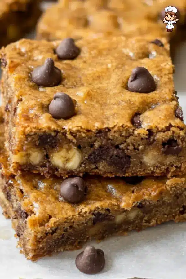 Banana Bars with Chocolate Chips – Soft, Chewy, and Delicious