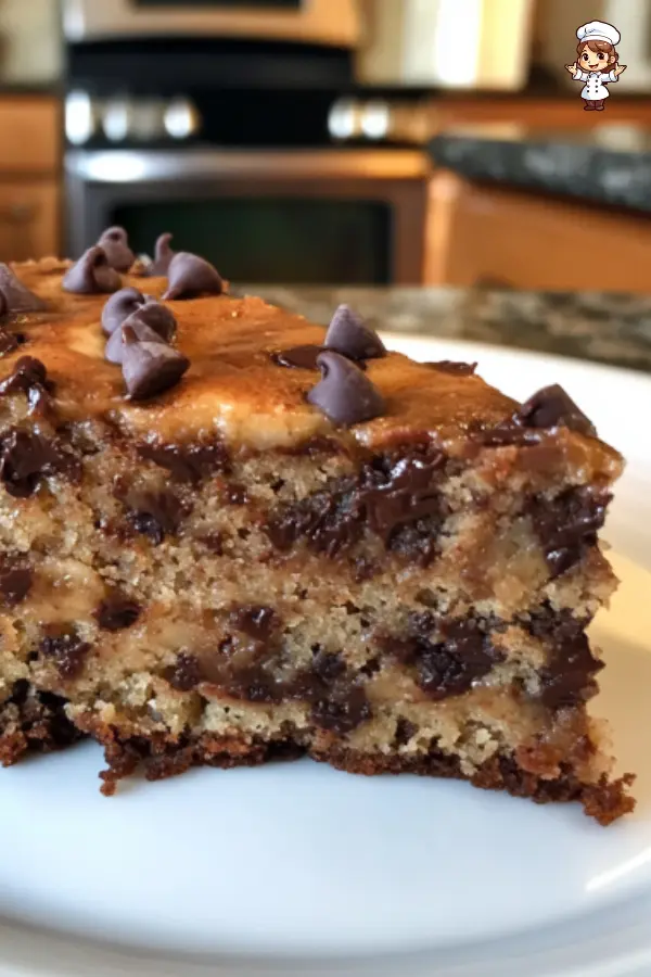 Banana Chocolate Chip Cake Recipe – Moist, Fluffy, and Perfectly Sweet