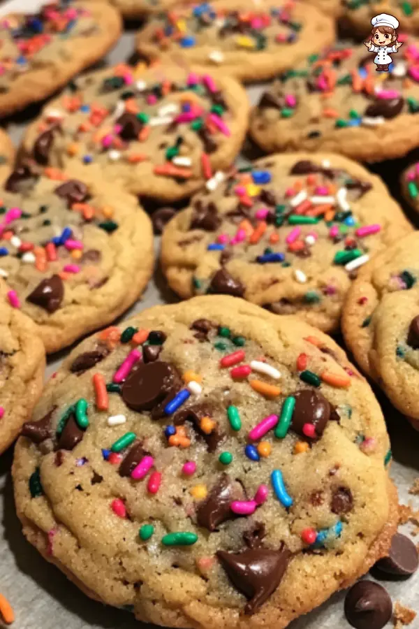 Cake Batter Chocolate Chip Cookies – Fun, Chewy, and Easy to Make!