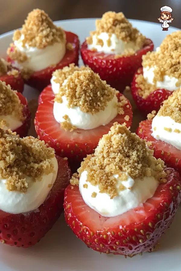 Cheesecake-Stuffed Strawberries  Easy and Delicious Bite-Sized Dessert