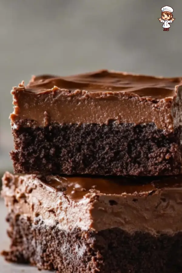 Chewy Fudgy Frosted Brownies – Rich, Chocolatey, and Irresistible