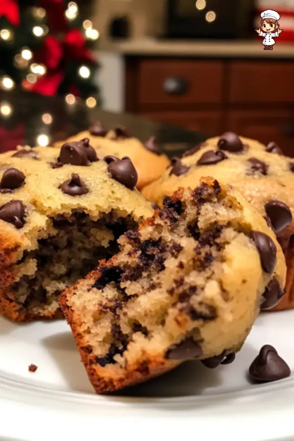 Chocolate Chip Christmas Muffins Festive and Delicious Holiday Treats