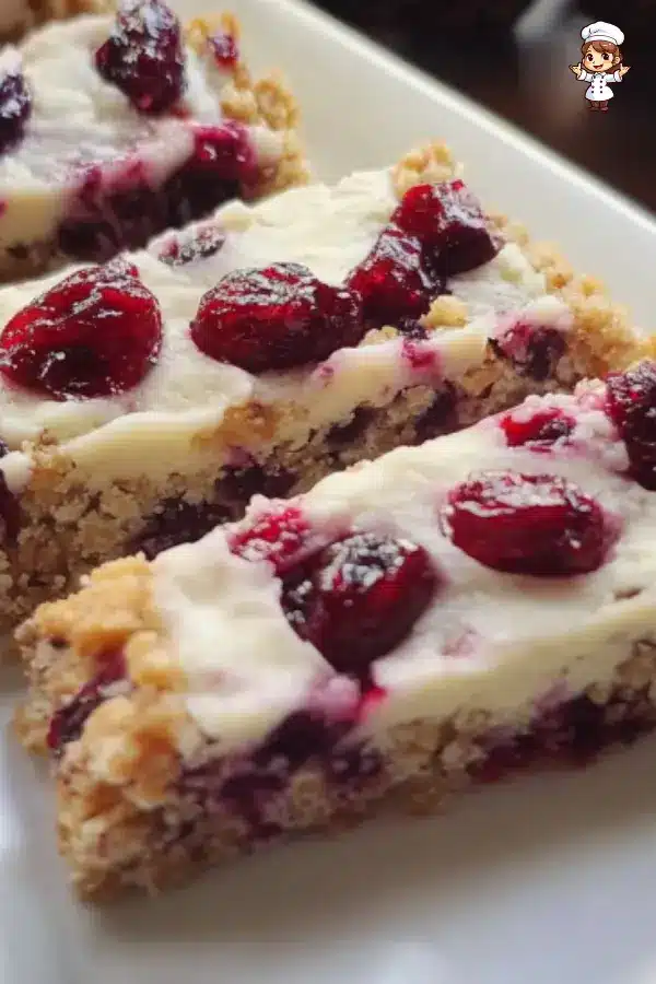 Cranberry Bliss Bars Recipe  Festive, Soft, and Creamy Holiday Treat