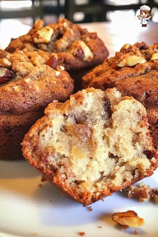 Date, Walnut, and Banana Muffins Recipe Date, Walnut, and Banana Muffins Recipe