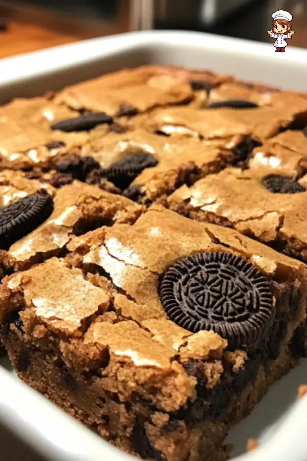 Delicious Oreo Blondies – Buttery, Chewy, and Full of Oreo Goodness!
