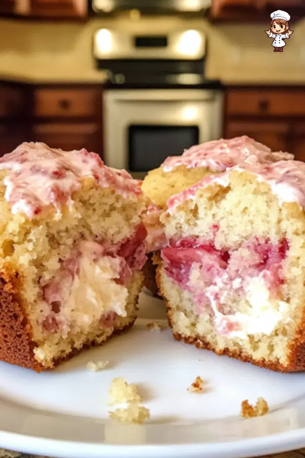 Delicious Strawberry Cheesecake Muffins – Creamy and Fruity Treat