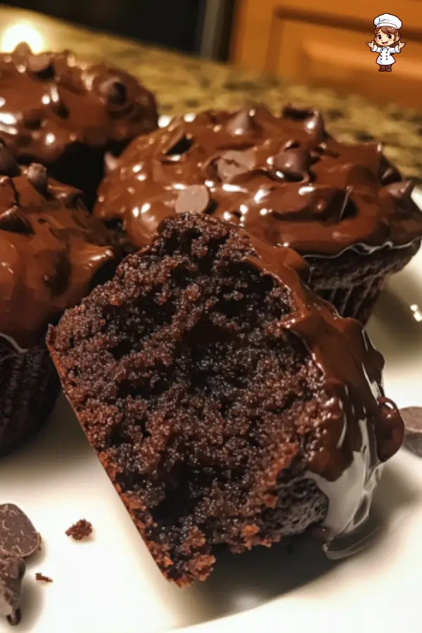Double Chocolate Muffins Rich, Moist, and Easy Recipe
