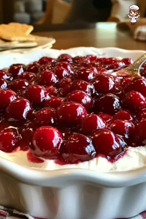 Easy Cherry Cheesecake Dip – No-Bake Dessert for Every Occasion