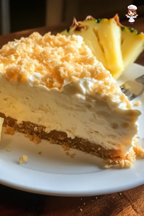 Easy No Bake Pineapple Cheesecake Recipe