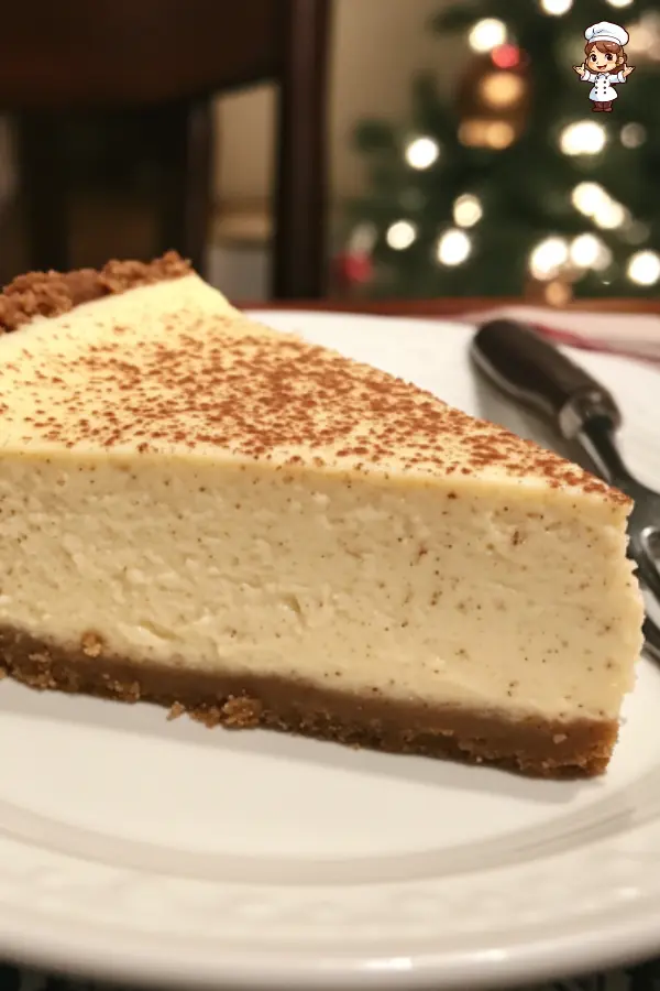 Holiday Eggnog Cheesecake Recipe – Creamy & Festive Dessert