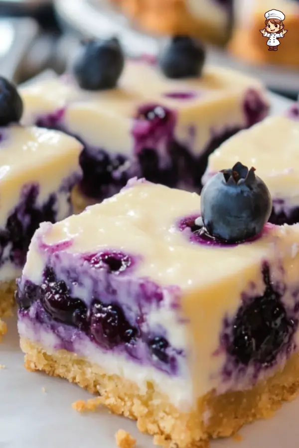 Lemon Blueberry Cheesecake Bars – Sweet and Refreshing Dessert