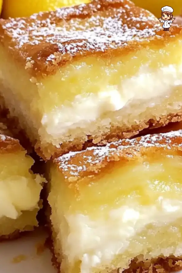 Lemon Cream Cheese Bars Recipe – Tangy, Creamy, and Delicious Dessert