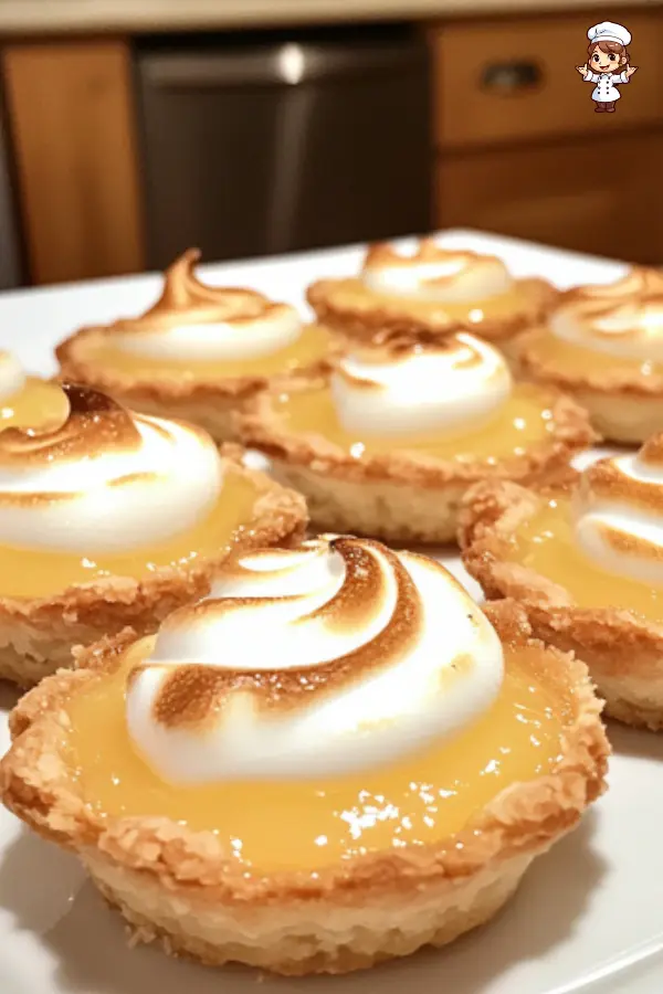 Mini Lemon Meringue Tarts Recipe A Perfect Bite-Sized Dessert with Tangy Lemon & Fluffy Meringue