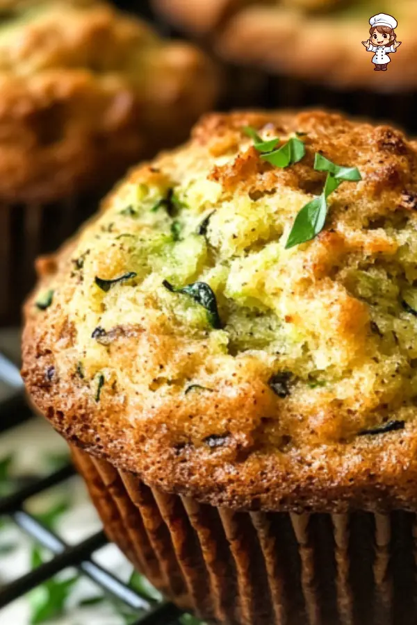 Moist & Healthy Zucchini Bread Muffins Recipe  Easy Snack Idea