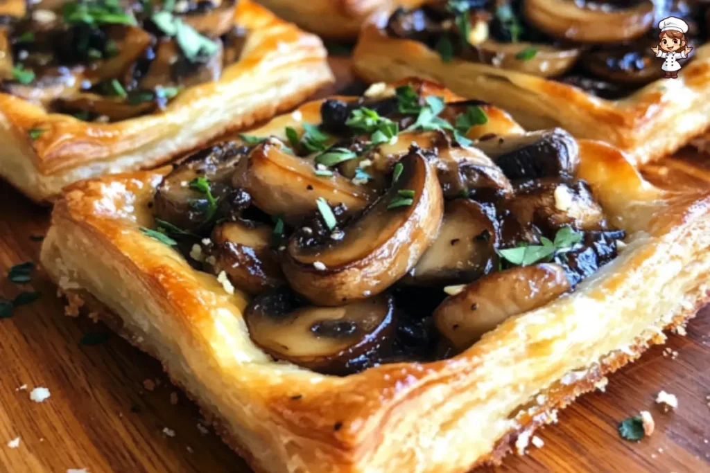 Mushroom Puff Pastry Tarts A Savory Delight for Any Occasion