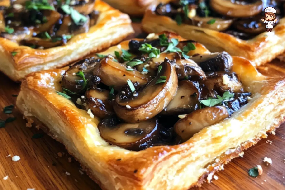 Mushroom Puff Pastry Tarts A Savory Delight for Any Occasion