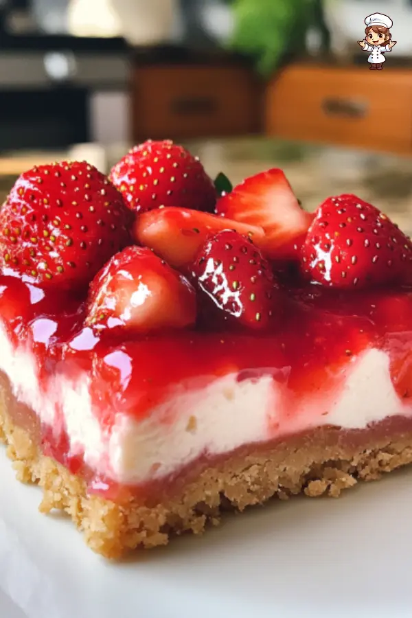 No-Bake Strawberry Cheesecake Bars A Refreshing Summer Dessert Recipe