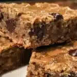 Peanut Butter Banana Chocolate Chip Oatmeal Bars A Healthy & Delicious Snack Recipe