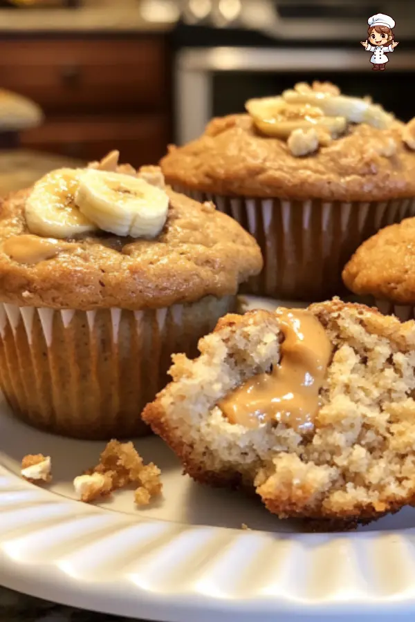 Peanut Butter Banana Muffins Healthy and Delicious Recipe