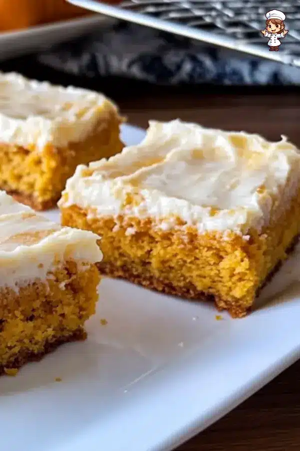 Pumpkin Bars with Cream Cheese Frosting – A Perfect Fall Dessert