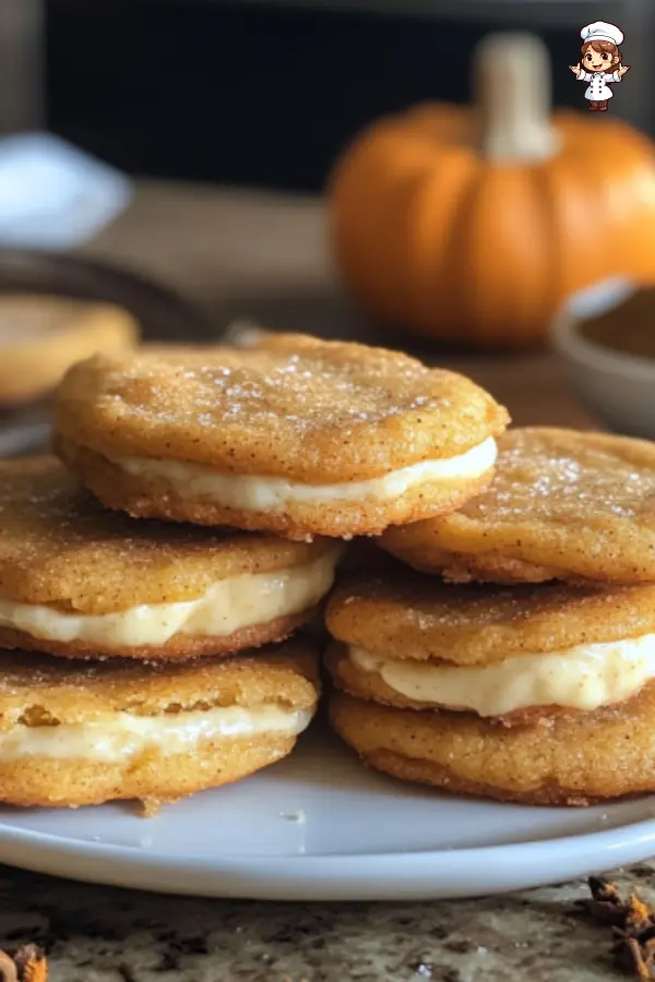 Pumpkin Cheesecake Cookies A Fall-Inspired Treat with Creamy Filling
