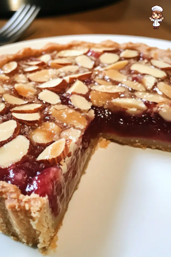 Raspberry Bakewell Tart Recipe A Delicious British Dessert with Almond & Raspberry Layers