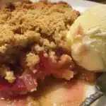 Rhubarb Crumble with Apple Easy and Delicious Recipe