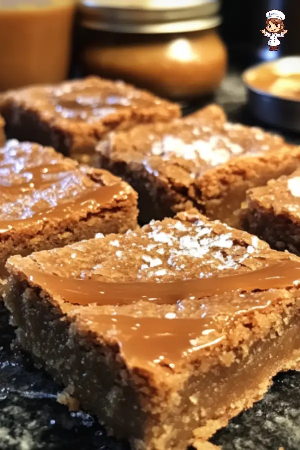 Salted Caramel Blondies Recipe – Chewy, Buttery, and Irresistible