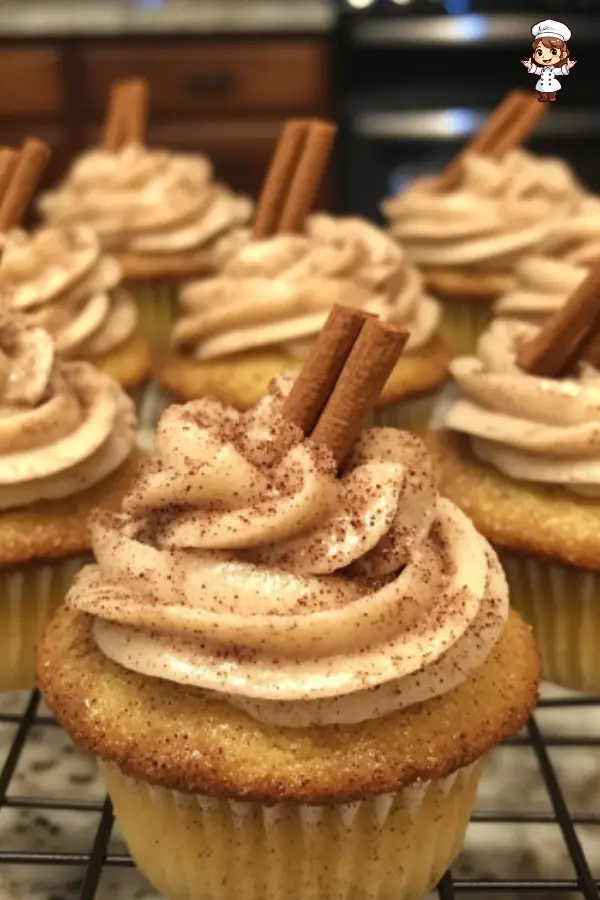 Snickerdoodle Cupcakes with Cinnamon Swirl Frosting – Cozy & Sweet Fall Treats
