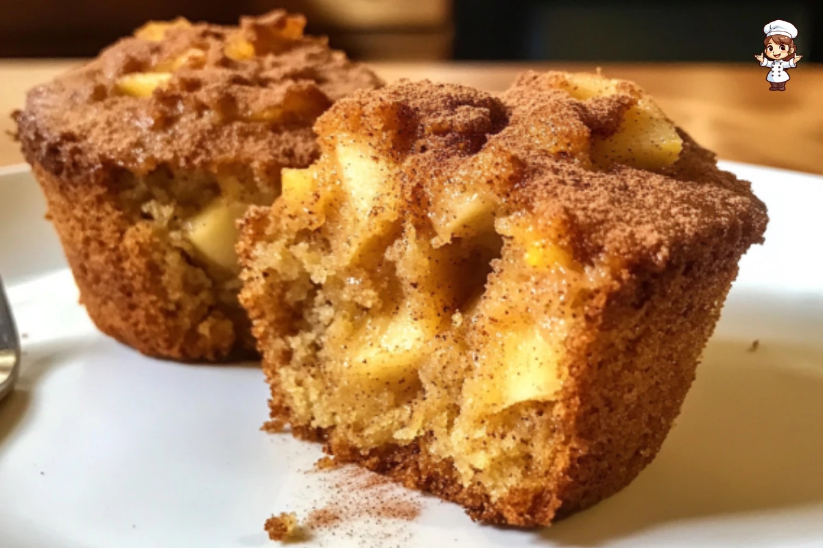 Freshly baked Autumn Muffins with spices and seasonal ingredients