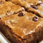 Delicious banana bread blondies with a chewy texture and rich banana flavor.