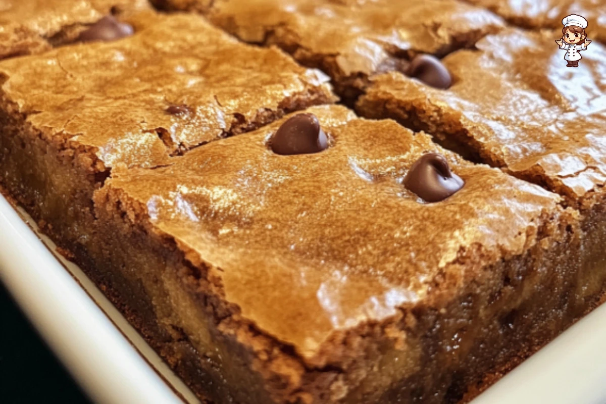 Delicious banana bread blondies with a chewy texture and rich banana flavor.