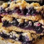 Blueberry Crumb Bars Recipe – Sweet and Tart Dessert with a Buttery Topping