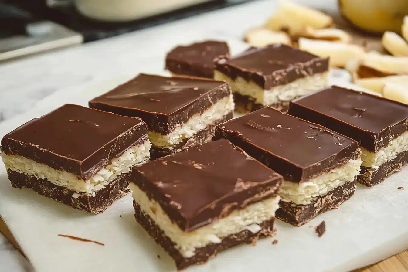 Chocolate Coconut Bars Recipe | Easy & Delicious Dessert with a Tropical Twist