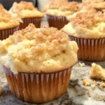 Delicious crumb cake muffins with a buttery texture and crumbly topping