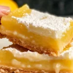 Delicious homemade easy lemon bars with a zesty citrus flavor