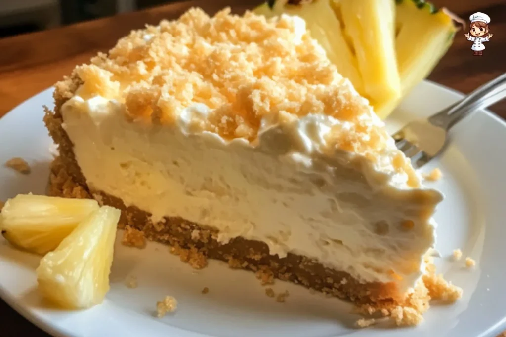Easy No Bake Pineapple Cheesecake Recipe