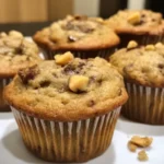 Delicious gluten-free banana muffins fresh out of the oven.
