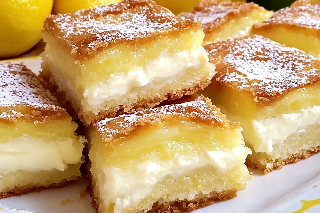 Lemon Cream Cheese Bars Recipe – Tangy, Creamy, and Delicious Dessert