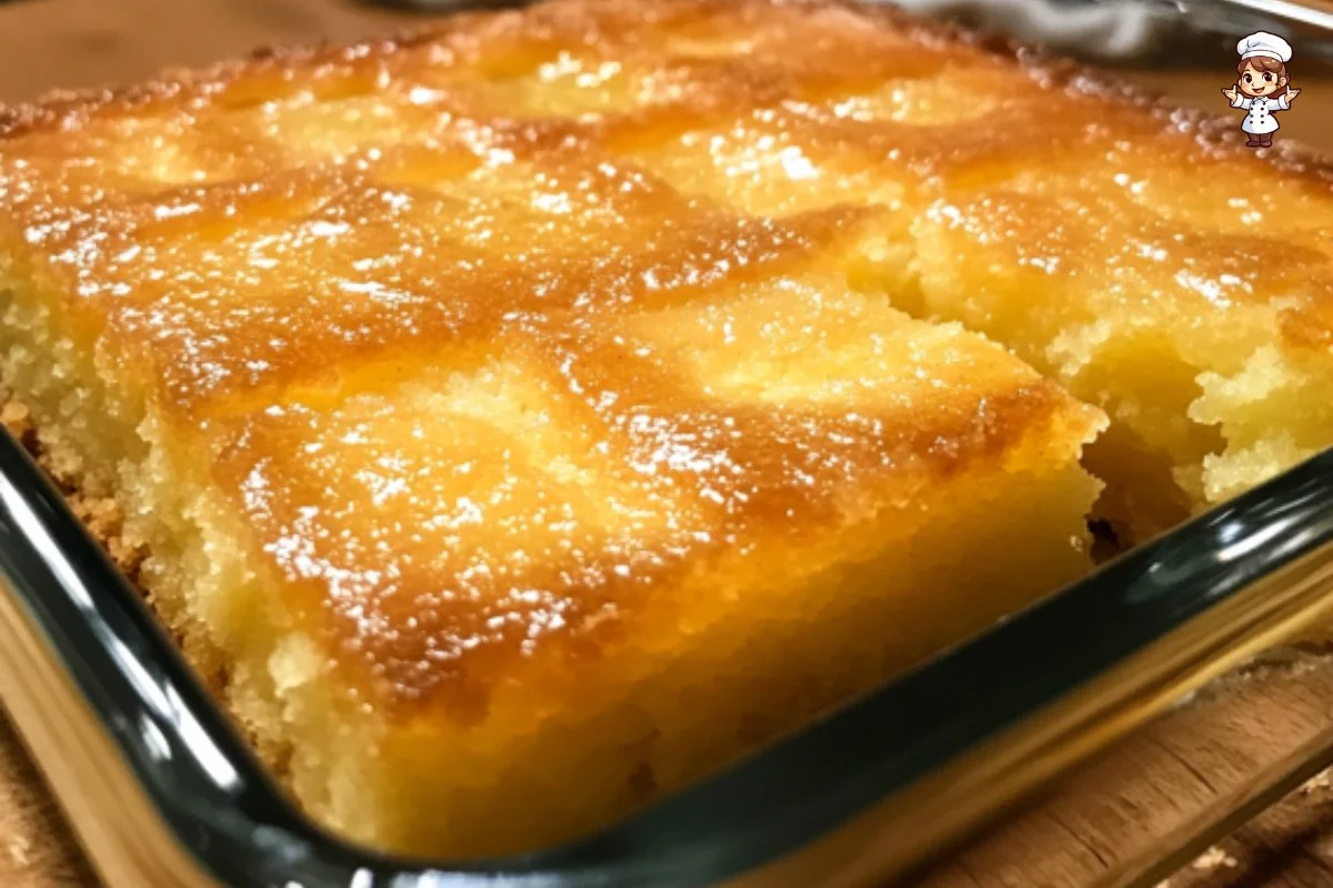 Delicious Sugar Butter Cake with a golden crust and rich buttery flavor