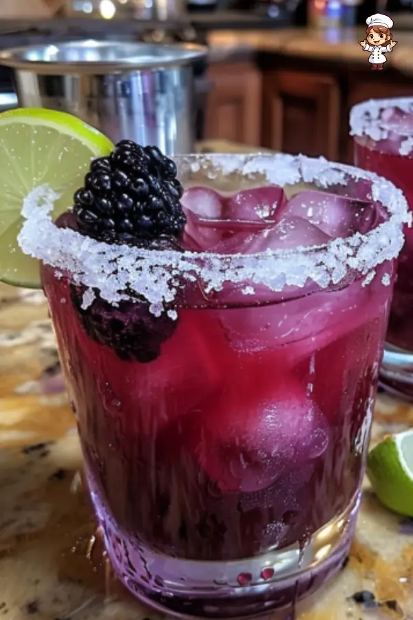Blackberry Margarita – Fresh Fruit Cocktail with Tequila & Lime