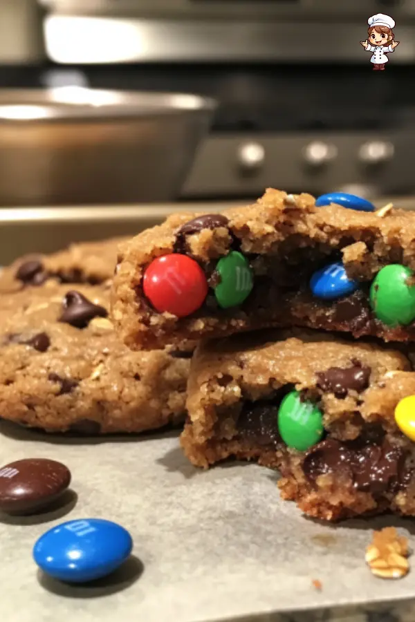 Chewy Flourless Monster Cookies – Easy, Gluten-Free & Delicious