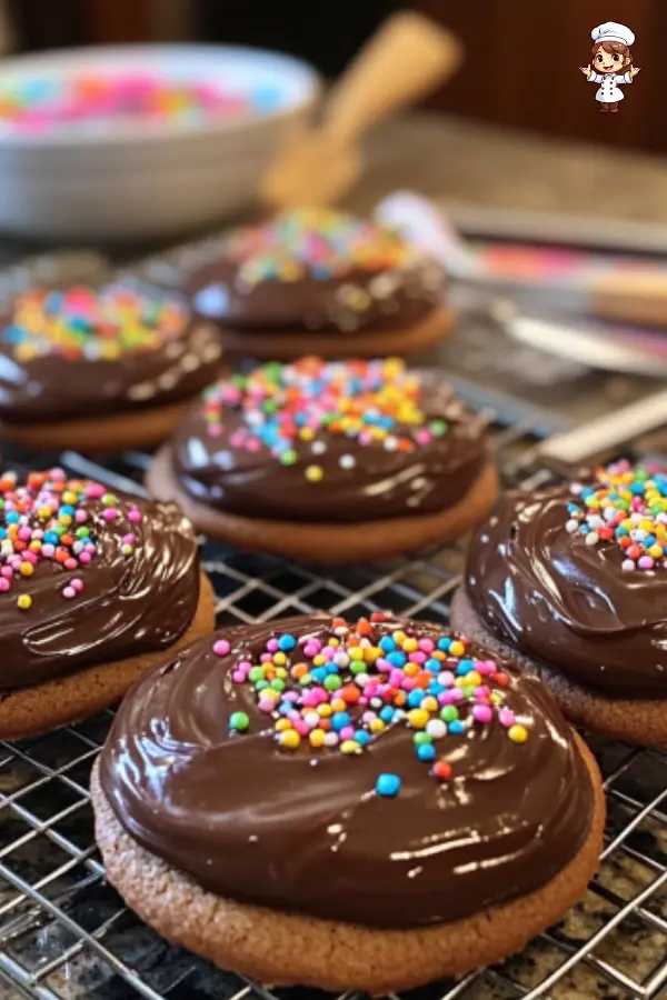 Chocolate Frosted Cookies – Soft, Chewy & Loaded with Rich Chocolate Frosting