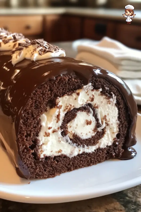 Classic Chocolate Swiss Roll Cake Recipe – Light, Fluffy & Decadent Dessert