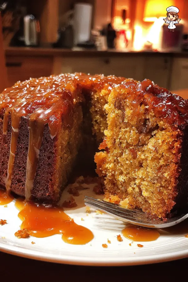 Classic Sticky Toffee Date Cake with Rich Toffee Sauce – A British Dessert Favorite